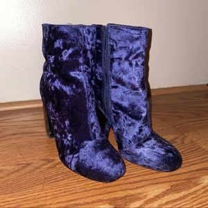 Rebecca Minkoff Crushed Velvet Booties